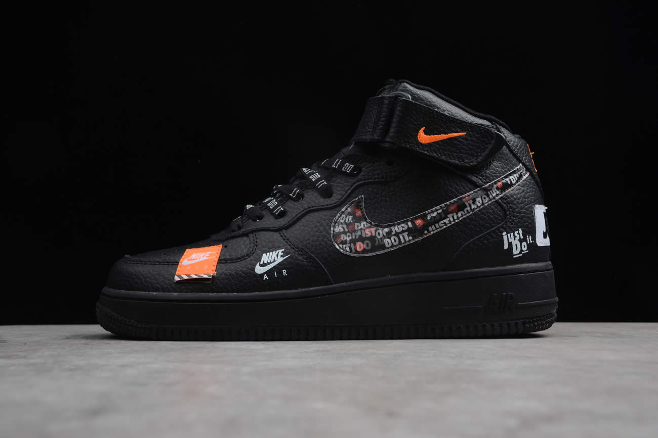 just do it air forces black